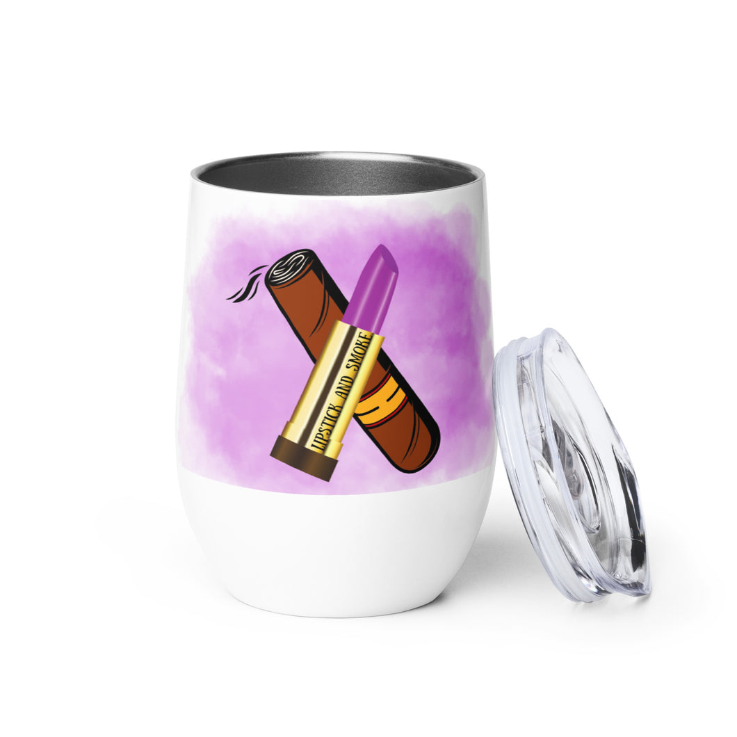 L&S Wine tumbler-PuffPurple